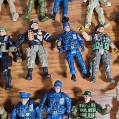 Chap Mei Soldier Military Lot 20 Action Figures Army Special Forces Various Toys