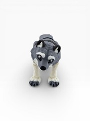 Lot 7 Articulated Wolf Toy 3D Printed Wolf Pup Fidget Desk Pet Party – 5.25″