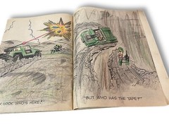 1982 Gi Joe Coloring Book & Captain Power Coloring Book 1987 Lot of 80s