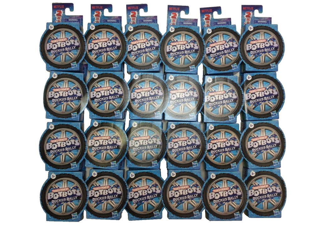 Transformers BotBots Ruckus Rally Series 6, 24 Mystery Packs, Style May Vary
