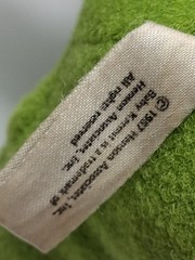 Vintage 1987 Baby Kermit Plush Toy Collectible Jim Henson Muppets Stuffed Frog