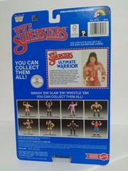 WWE LJN Mattel Wrestling Superstars ULTIMATE WARRIOR 8″ Action Figure BLUE CARD