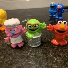 Sesame Street Workshop Lot Of 11 Figures 3” Tall Hasbro 2013-2021 EUC