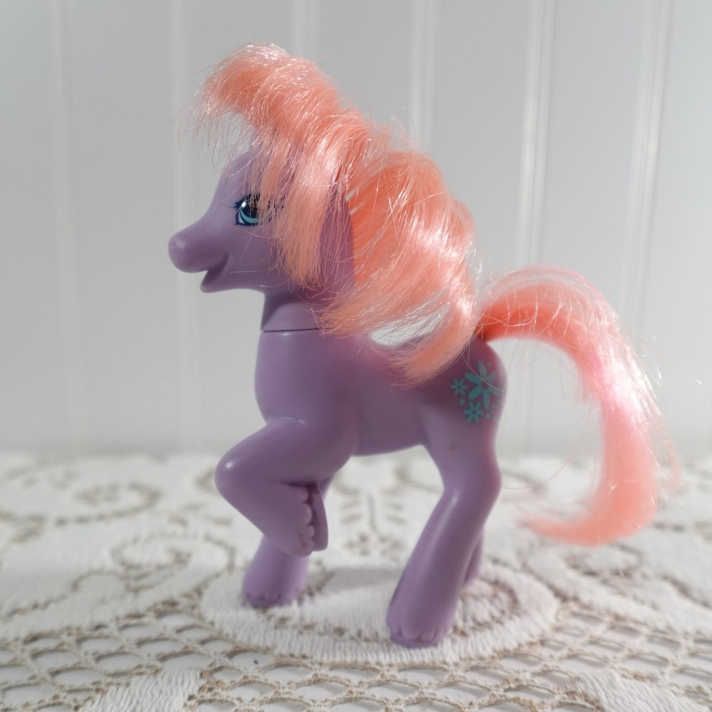Hasbro My Little Pony G2 Petal Blossom Purple Pony Pink Hair 1997