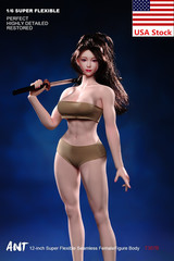 ANT T307 1/6 Female Sexy Large Bust Fitness Muscle Plump Body For 12”Figure