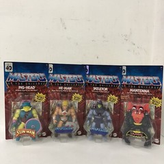 Masters Of The Universe Origins Wave 9 200X Skeletor HE-MAN Pig Head & Mantenna