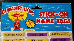 Garbage Pail Kids Stick-On Name Tags Set of 3 Imperial 1985 NIB