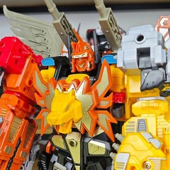 6 in 1 Predacons Combiners Wars Ko Transformers Predaking G1 30cm Nobox Instock
