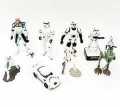 Star Wars Storm Trooper Clone Trooper Lot Rex Action Figures Plastic Die Cast