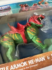 Masters Of The Universe Battle Armor He-Man Battle Cat Action Figure Set Sealed