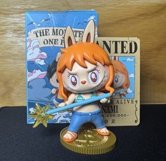 NAMI – POP MART Labubu The Monsters x One Piece Series Figures 100% Authentic