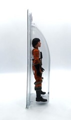 Small Medium Large curved clamshell action figure display cases GI Joe Star Wars