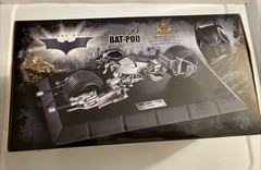 The Dark Knight Batman Noble Collection Bat-Pod Motorcycle Complete In Box