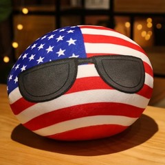 10cm Countryball Plush Toy Polandball Stuffed Pendant USA UK Japan France