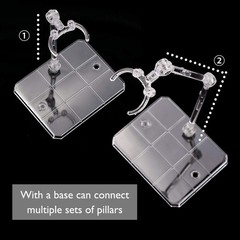 10pcs Action Figure Display Stand Holder Base