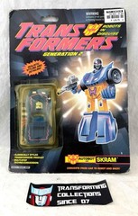 Transformers Original 1993 G2 Axelerators Skram MOSC
