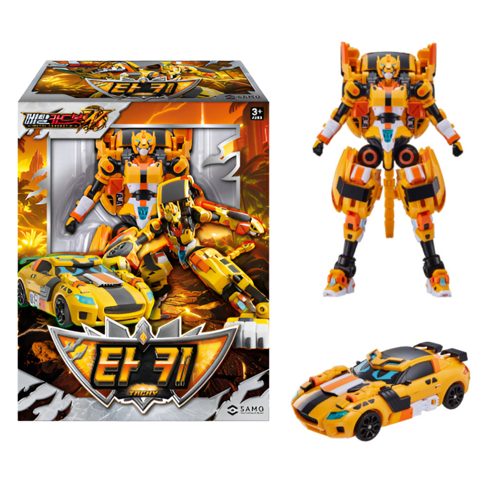 Metal Cardbot W Taki Korean Transforming Sports Car Robot Action Toy