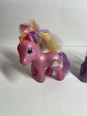 My Little Pony G3 PETAL BLOSSOM And FLASH 2002 Hasbro Lot Of 2