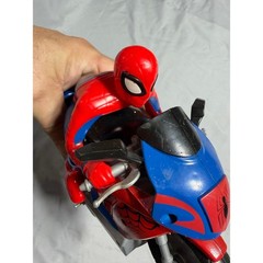 Marvel Spider-Man Motorcycle Action Figure Toy Red Blue Web Cycle S524
