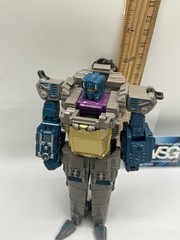 Transforming Toy Gray & Blue Robot #2 TRANSFORMER Figure Helicopter Warbotron