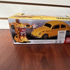 Variety Racing Yellow Transforming Car Action Figure FWJ338-5A Light & Sound