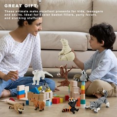 3D Printed Animals Capybara, Flexible Articulated Poseable 3D Printed Animals…