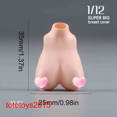 1/12 Sexy Female Big Bust Breast Cover Model For 6”Action Figure Body Doll Toy