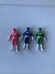 Vintage Super Robotic Rangers Lookalike Generic Pink Blue Green Action Figures