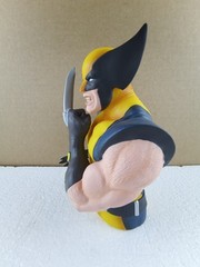 Marvel X-Men Wolverine Bust Bank Monogram #67001 PVC Coin Money Box 20cm
