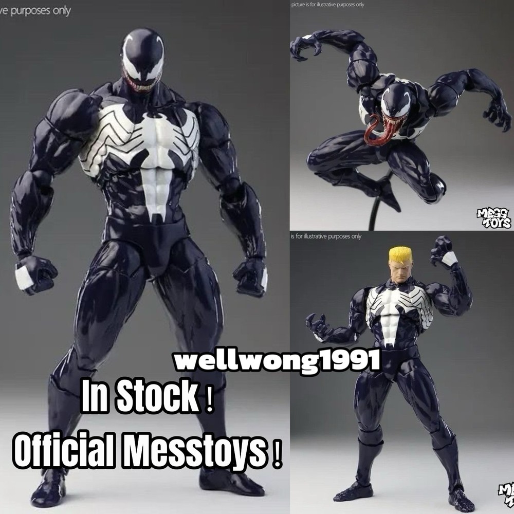 In Stock Mess Toys Venom Lethal Neighbor Symbiote Spider-Man 1/12 Action Figure
