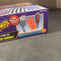 SKYLINE WEB-RUNNER SKY SCRAPER STUNT SET SPIDER-MAN ANIMATED NEW TOY BIZ