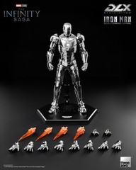 Threezero – Marvel: The Infinity Saga – DLX – Iron Man Mark 2 (Chrome Edition) A