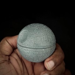 3D Printed Death Star Scaled Down Model