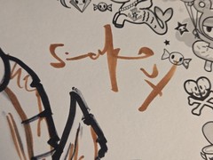 Tokidoki Unicorno Original Art Sketch by Creator Simone Legno GROOT at NYCC 2017