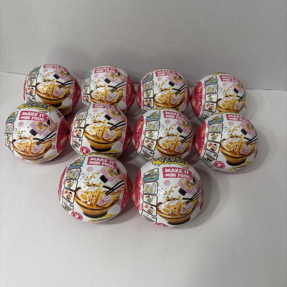 MGA’s Miniverse Make It Mini Food Diner Series 2 Lot of 10 Sealed Balls