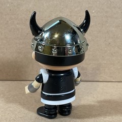 Bonkers Toy Ryan’s World Viking Ryan Black Suit Silver Helmet 3” Action Figure