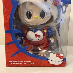 Pop Mart THE MONSTERS HELLO KITTY Vinyl Plush Doll Labubu NIB SEALED