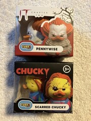 Mini Tubbz Cosplay Duck Horror Movie Lot Scarred Chucky & It Pennywise