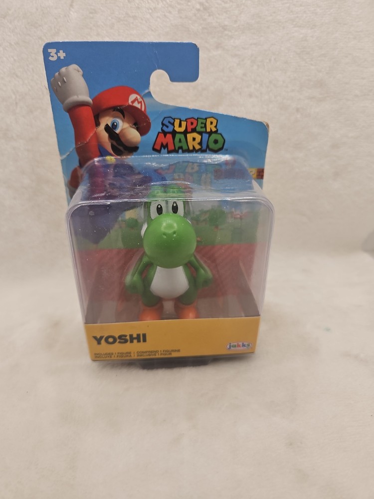 Yoshi Super Mario Bros Nintendo Video Game Action Figure Brand New in Box
