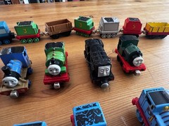 Thomas the Tank Engine Die Cast Metal Trains Huge Lot Of 40 As Is