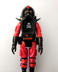 Red Wolf Roboskull Driver Action Figure Vintage / Palitoy Action Force 1983