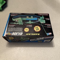 1993 HASBRO GI JOE MANTA RAY BOAT WITH BOX AND BLUEPRINTS VINTAGE
