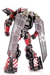 Holiday-Enlarged Version! OV-01 Sentinel Prime Diecast Figure/With LED Eyes Glow