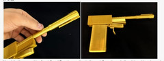 James Bond Golden Gun Gold Prop 1:1 Model