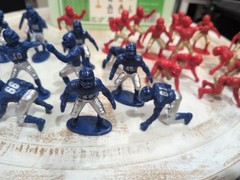 Football Guys Action Figures Kaskey Kids Red, Silver, Blue, Gold