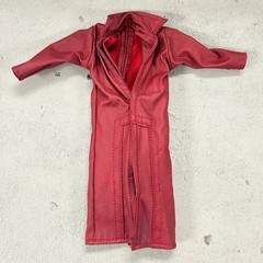 PB-STLD-LTC-B: B-Grade 1/12 Maroon Red Wired Coat for 6″ action figure body