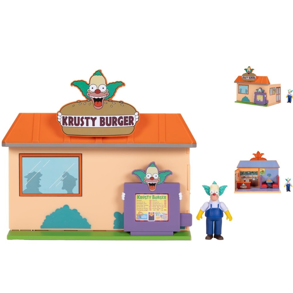 Krusty Burger Diorama from The Simpsons: A Fun Playset for Ages 4 and Up