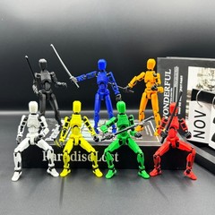 Intricately Designed T-13 Action Figure Set – 9PCS 3D Printed Fun for All Ages
