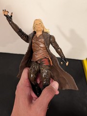 Marvel X-Men The Movie Tyler Mane as Sabretooth Figure Brown Coat ToyBiz 2000