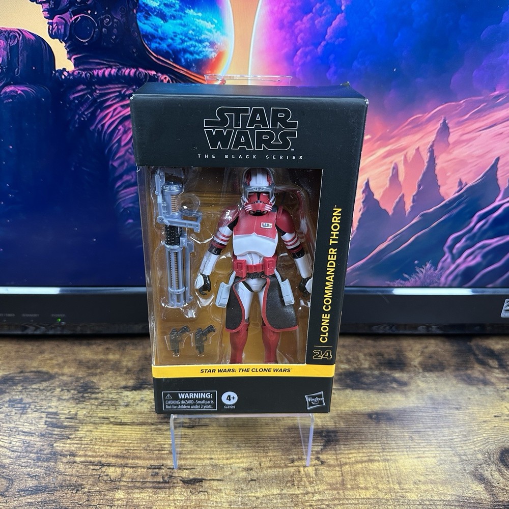 Hasbro Star Wars Black Series 24 Clone Commander Thorn 6″ Scale Action Figure
